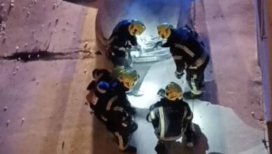 VIDEO Drama u Zagrebu: Auto mu se zapalio usred vožnje!