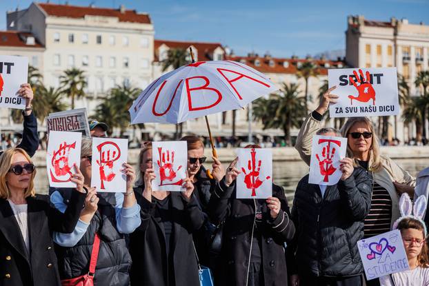 Split: Skup solidarnosti za studente u Srbiji